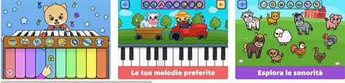 Pianoforte giochi per bambini 500x121