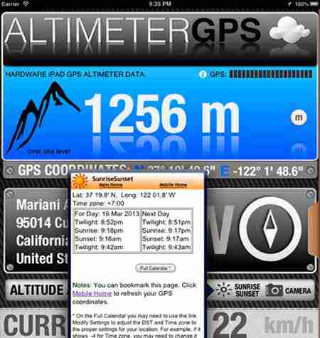 altimetro gps lite