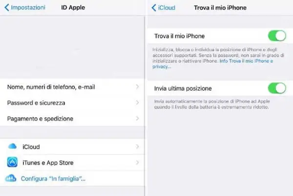 attivare Trova mio iPhone 650x435